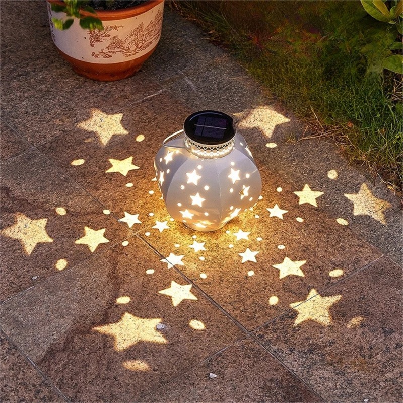 Lighting Decor Ideas - Garden Star Projector Lamp Hanging Solar