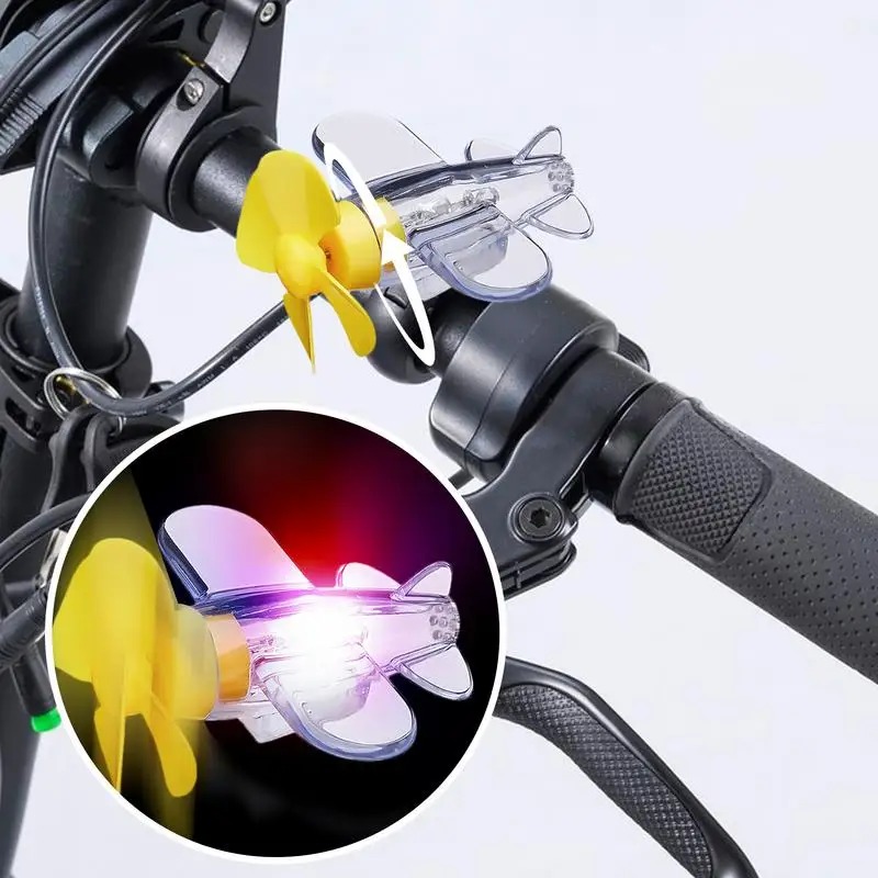 Lighting Decor Ideas - Rotating Airplane, Motorcycle Handle Decoration, Wind