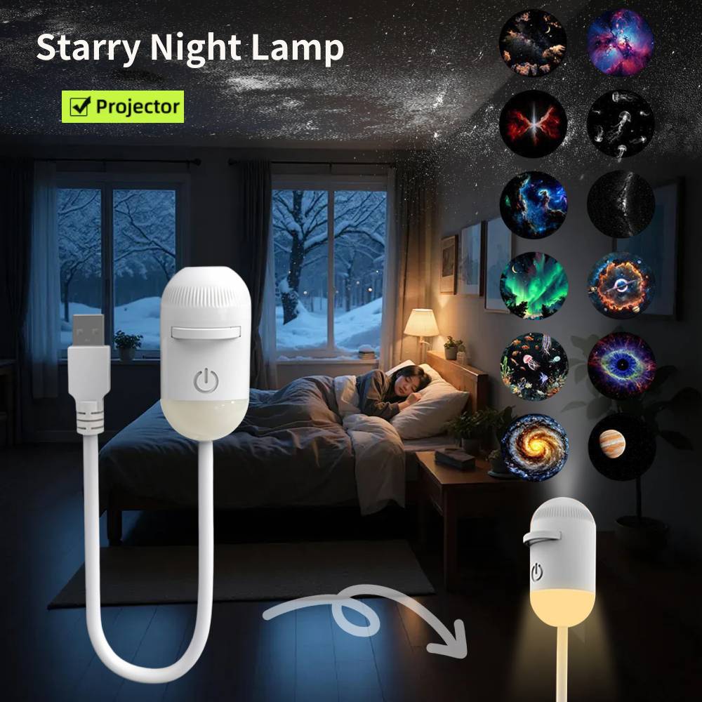 Lighting Decor Ideas - Mini Galaxy Star Projector Night Light
