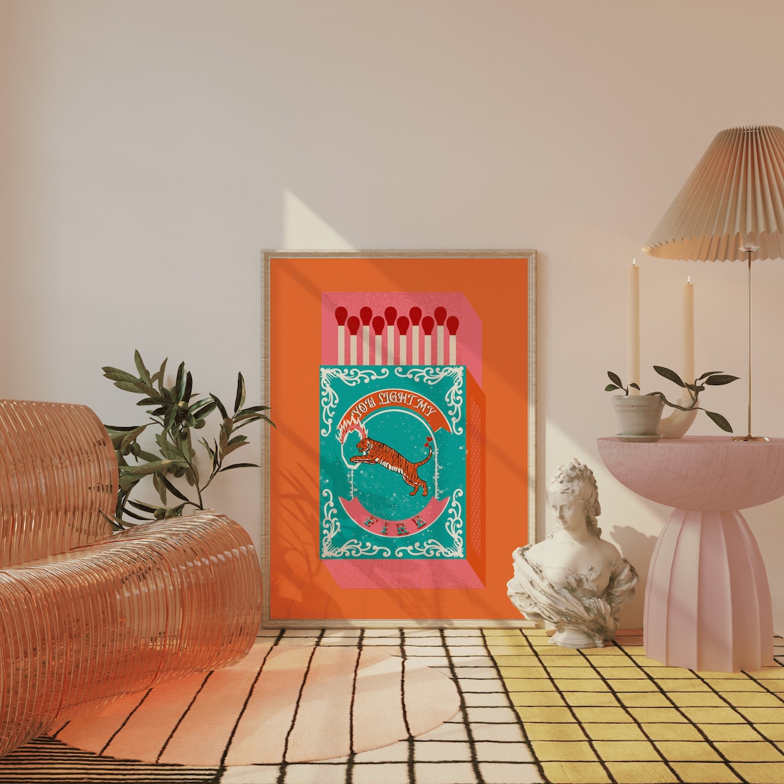 You Light My Fire Orange Match - огляд і ціна Lighting Decor Ideas