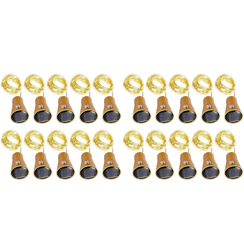 LUCKshopping 20Pcs Solar Wine  - огляд і ціна Decor Lighting Cork