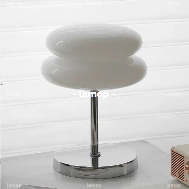 Bauhaus Cream‑Globe Table Lamp - огляд і ціна Lighting Decor Room