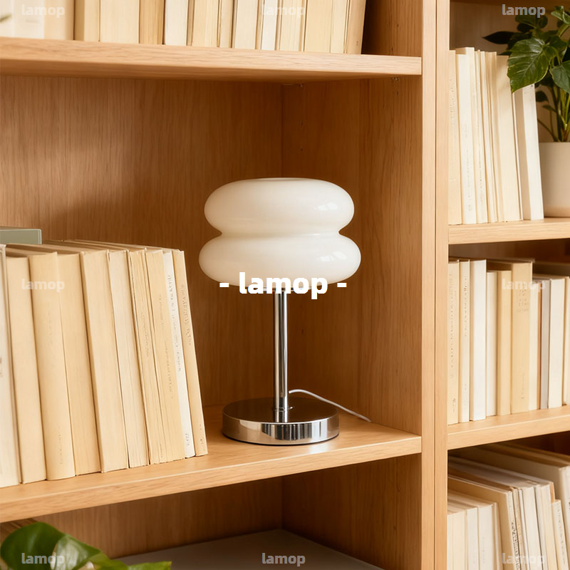 Bauhaus Cream‑Globe Table Lamp - огляд і ціна Lighting Decor Room