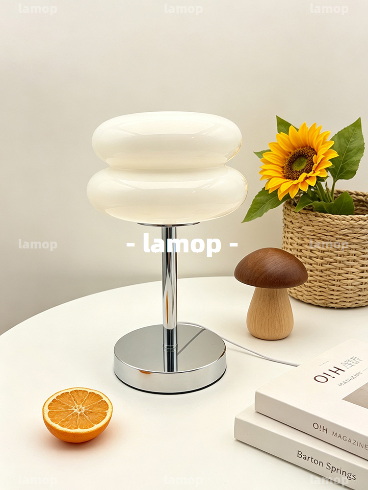 Bauhaus Cream‑Globe Table Lamp - огляд і ціна Lighting Decor Room