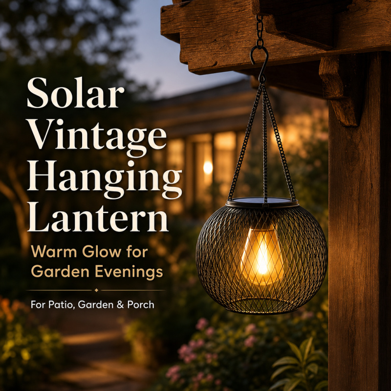 Solar Powered LED Hanging Floo - огляд і ціна Lighting Decor Ideas