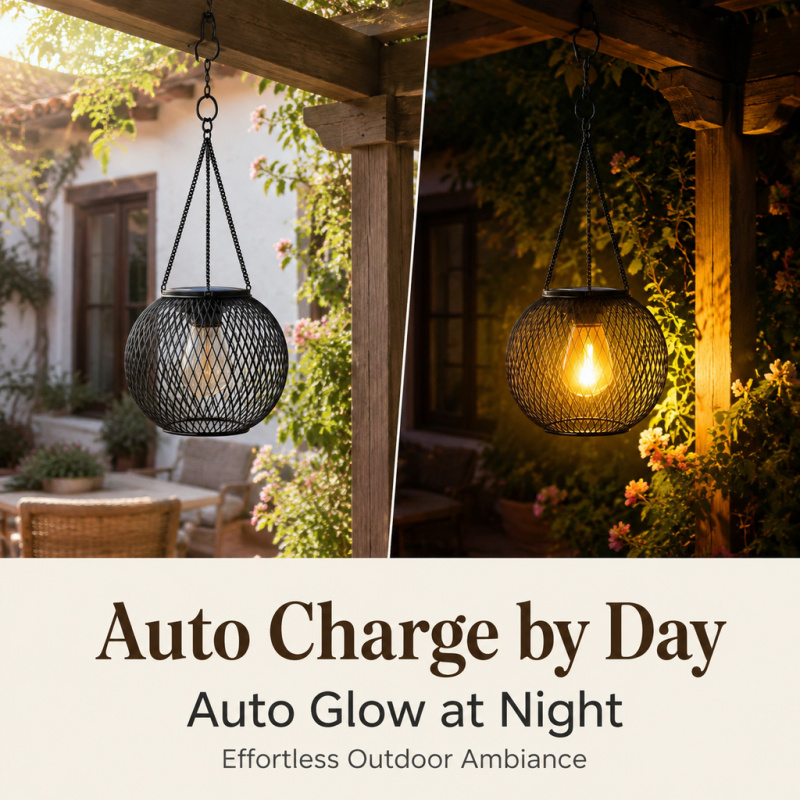 Solar Powered LED Hanging Floo - огляд і ціна Lighting Decor Ideas