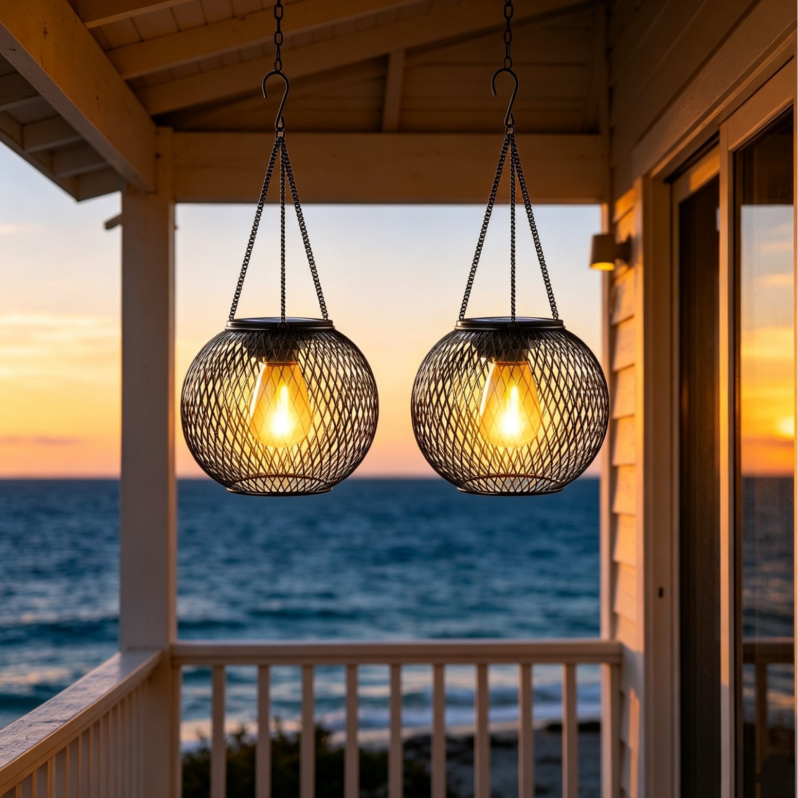 Solar Powered LED Hanging Floo - огляд і ціна Lighting Decor Ideas