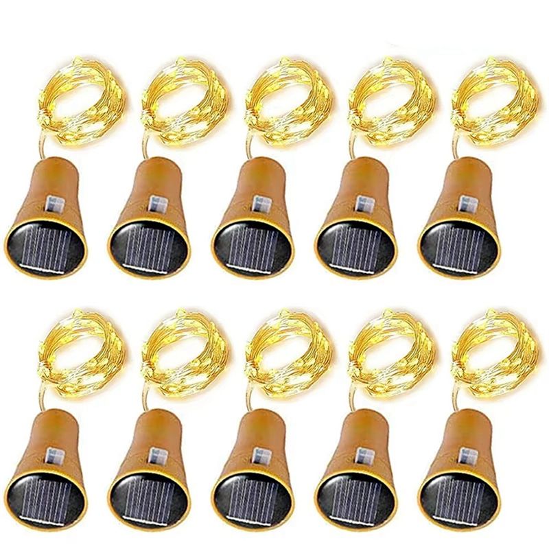 A76I-Set Of 10 Solar LED Fairy - огляд і ціна Decor Lighting Cork