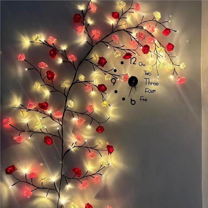USB DIY Maple Rose Willow Vine - огляд і ціна Lighting Decor For Home