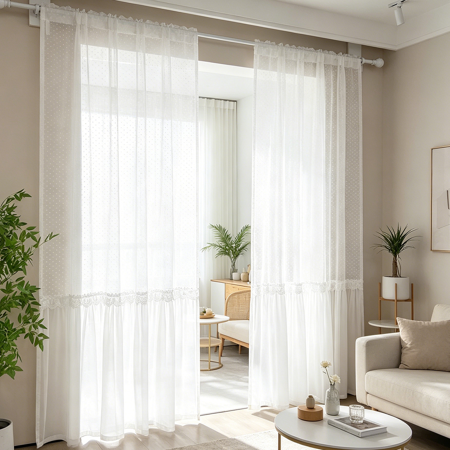 French Romantic Sheer Curtain  - огляд і ціна Lighting Decor Ideas