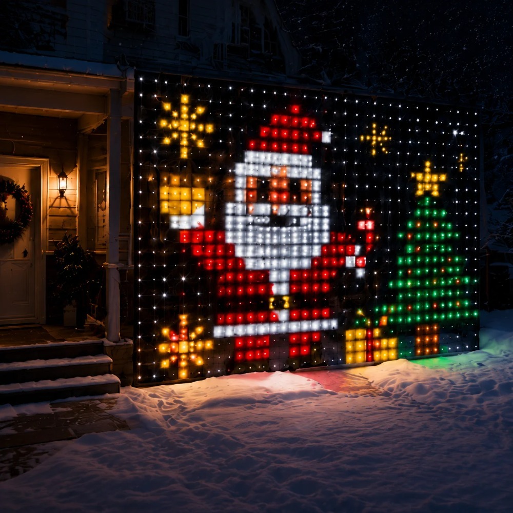 LED Pixel Curtain Lights Bluet - огляд і ціна Lighting Decor For Home