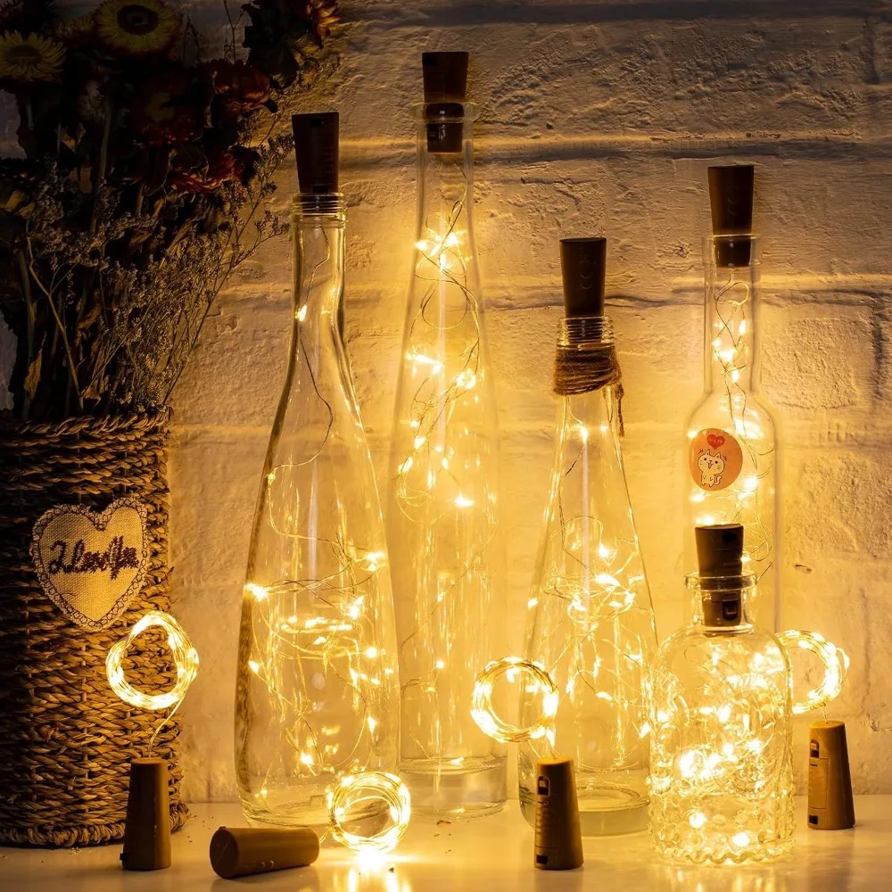 LED Bottle Cork String Lights  - огляд і ціна Decor Lighting Cork