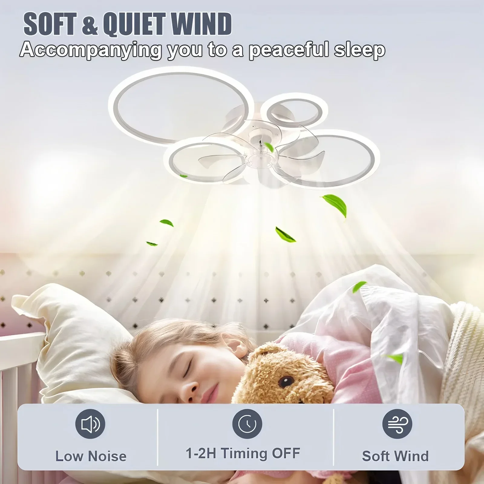 Ring Ceiling Fan with LED Ligh - огляд і ціна Decor Lighting Ceiling Fans
