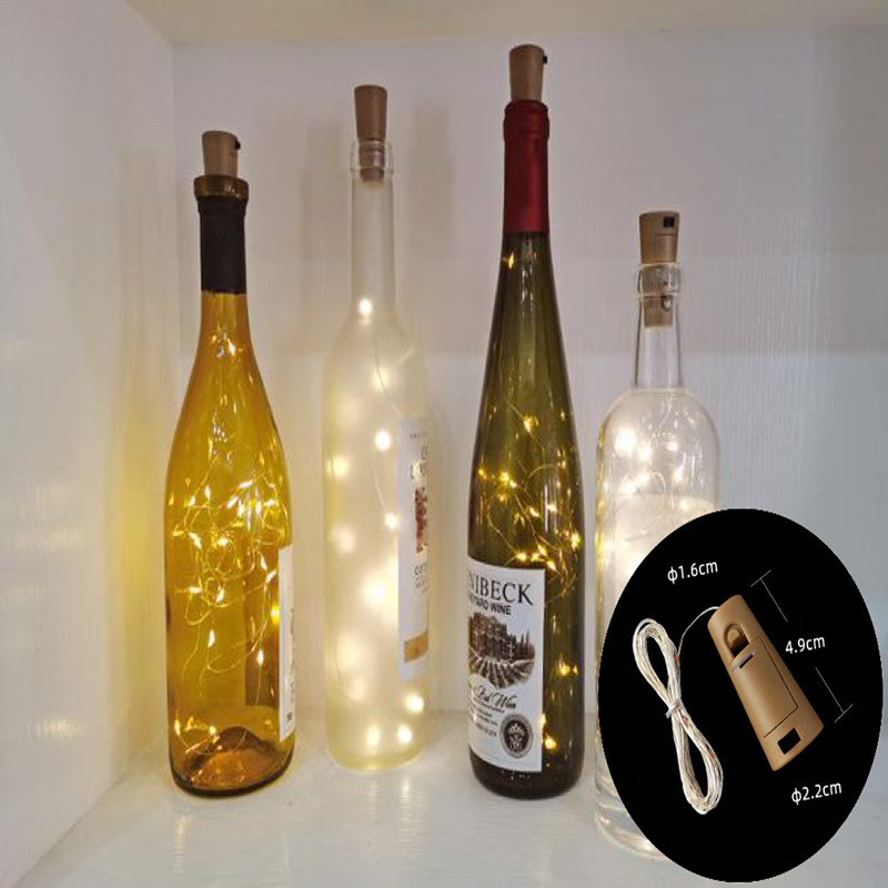 LED Wine Bottle Lights with Co - огляд і ціна Decor Lighting Cork