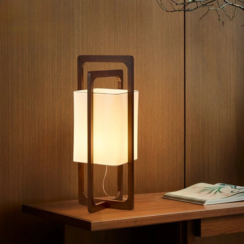 Japanese Wabi-sabi Walnut Wood - огляд і ціна Japanese Lighting Decor