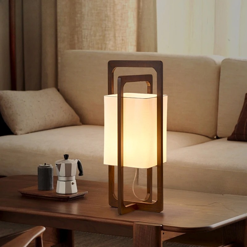 Japanese Wabi-sabi Walnut Wood - огляд і ціна Japanese Lighting Decor