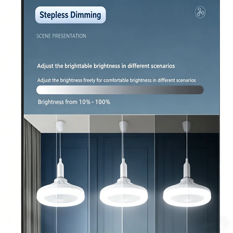 2 In 1 Ceiling Fan Lamps 3 Spe - огляд і ціна Decor Lighting Ceiling Fans