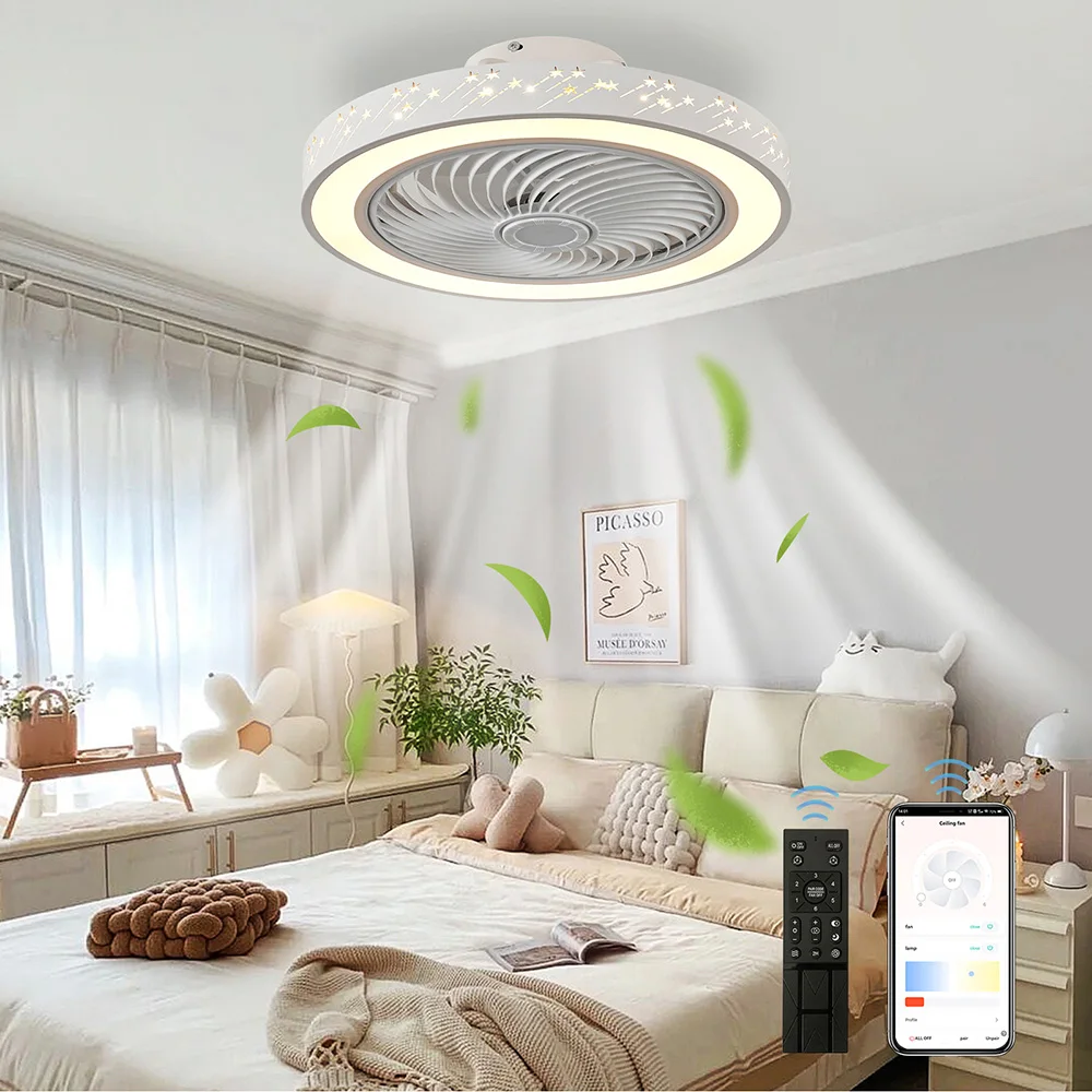 Smart App ceiling fan 46CM fan - огляд і ціна Decor Lighting Ceiling Fans