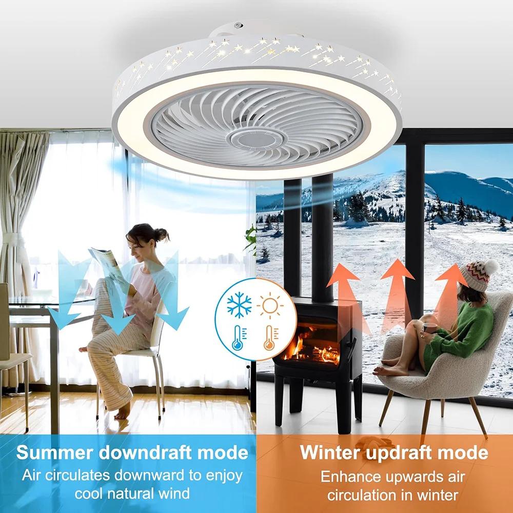 Smart App ceiling fan 46CM fan - огляд і ціна Decor Lighting Ceiling Fans