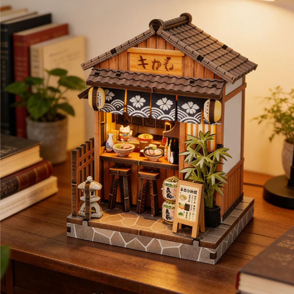 DIY Wooden Japanese Tavern Min - огляд і ціна Japanese Lighting Decor