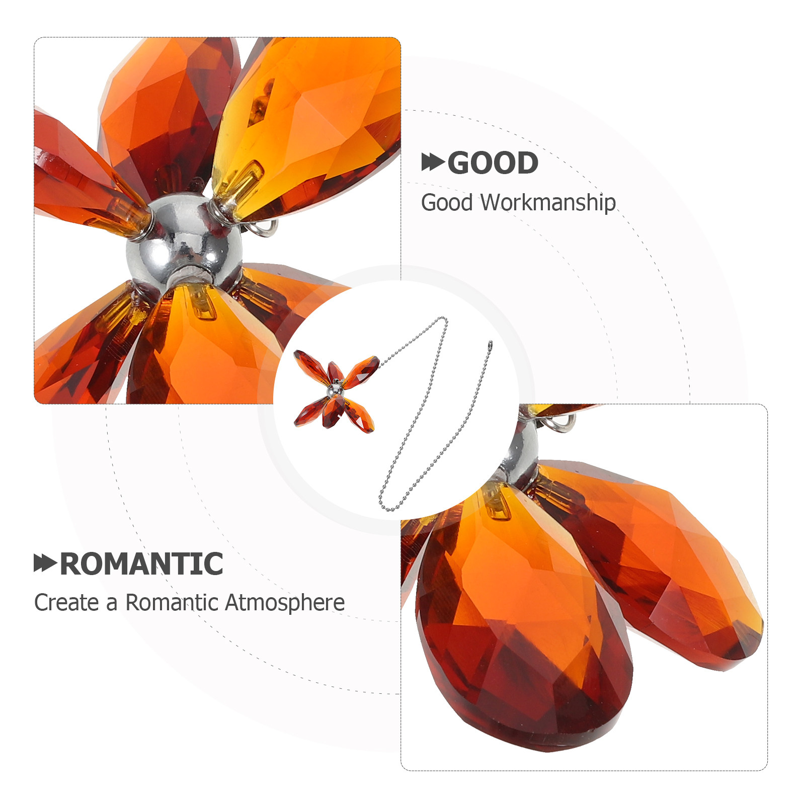 Crystal Flower Ceiling Fan Pul - огляд і ціна Decor Lighting Ceiling Fans