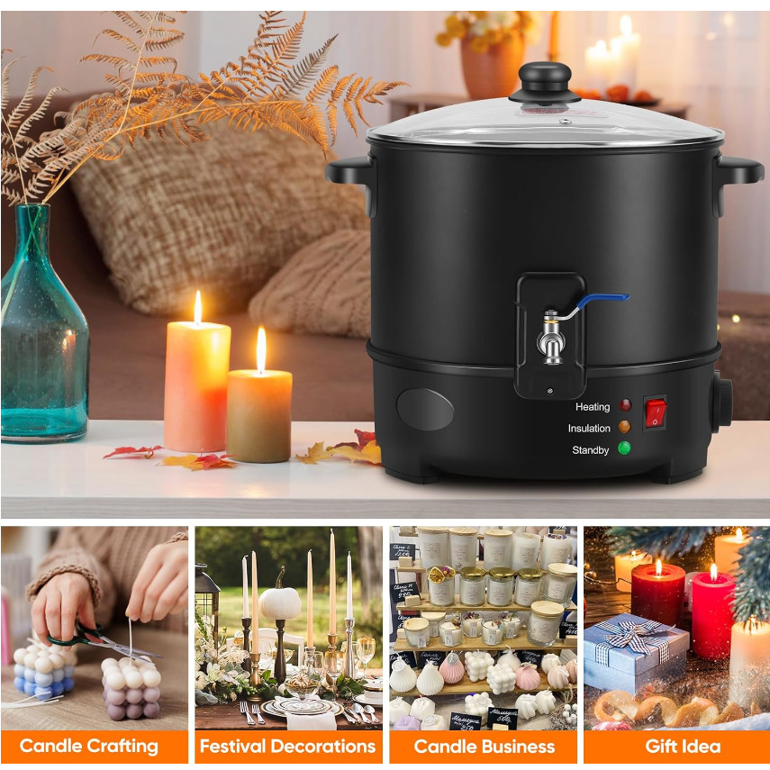 6L Small  Wax Melter Paraffin  - огляд і ціна Wax Melter Electric