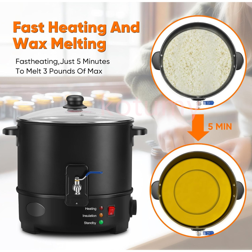 6L Small  Wax Melter Paraffin  - огляд і ціна Wax Melter Electric