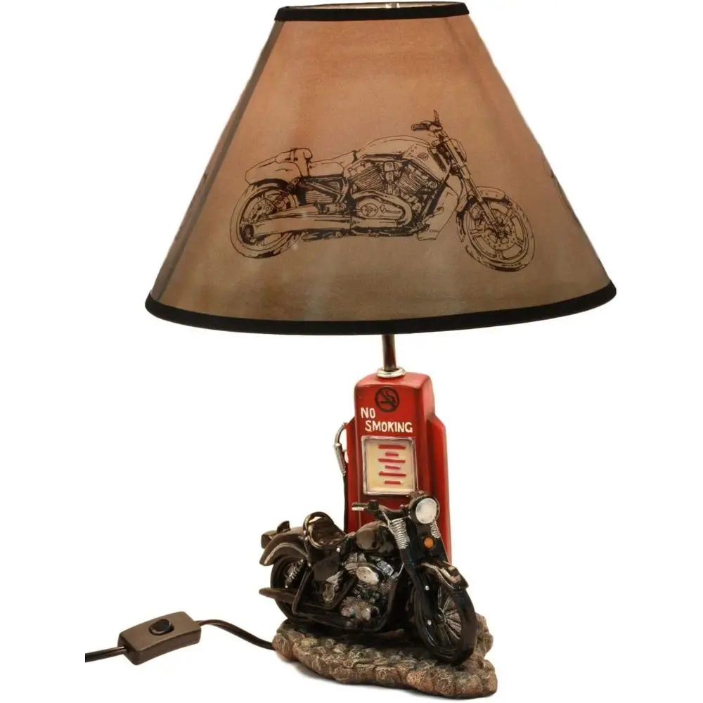Vintage Retro Black Motorcycle - огляд і ціна Lighting Decor For Home