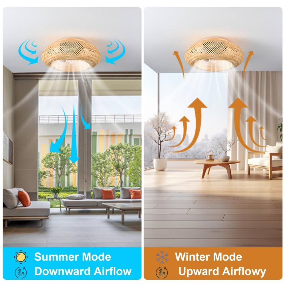 Bamboo Remote Control Ceiling  - огляд і ціна Decor Lighting Ceiling Fans