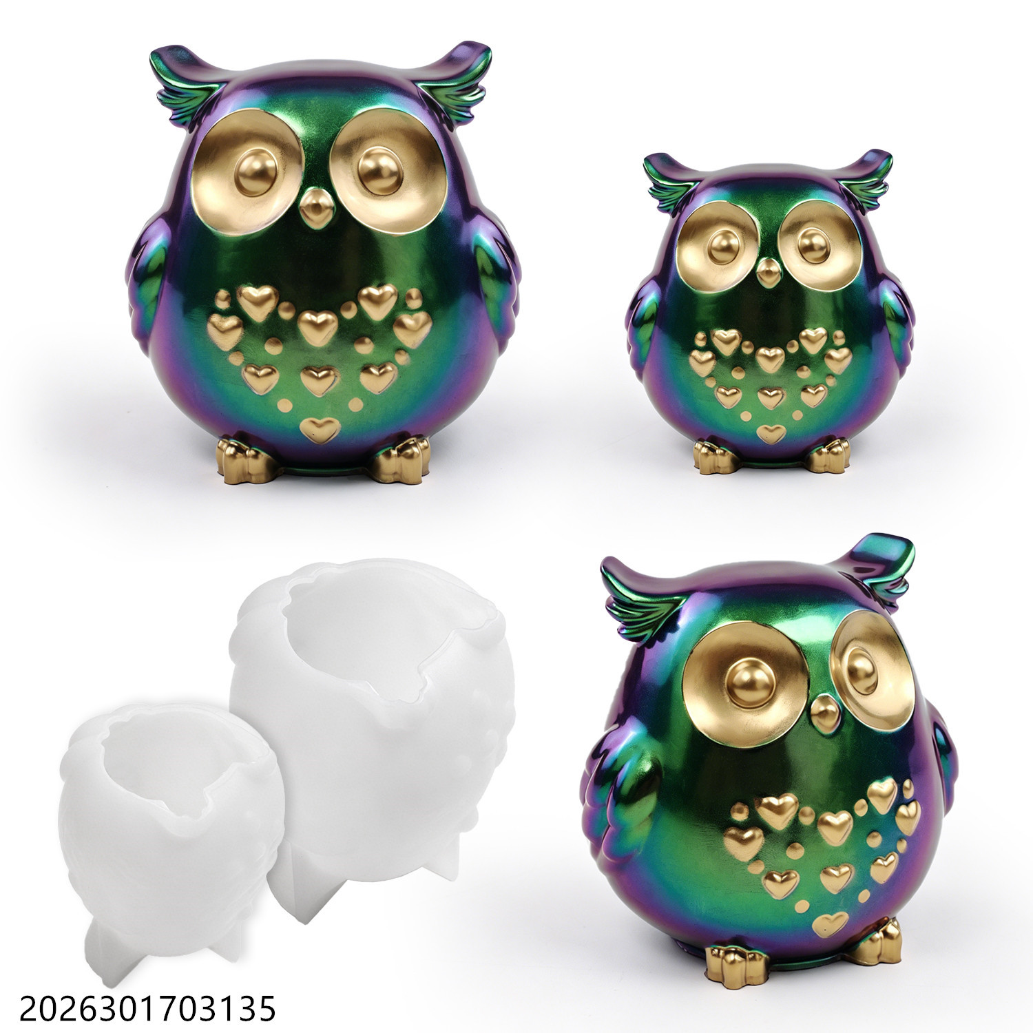 Owl Silicone Mold 3D Bird Shap - огляд і ціна Candle Holder Set