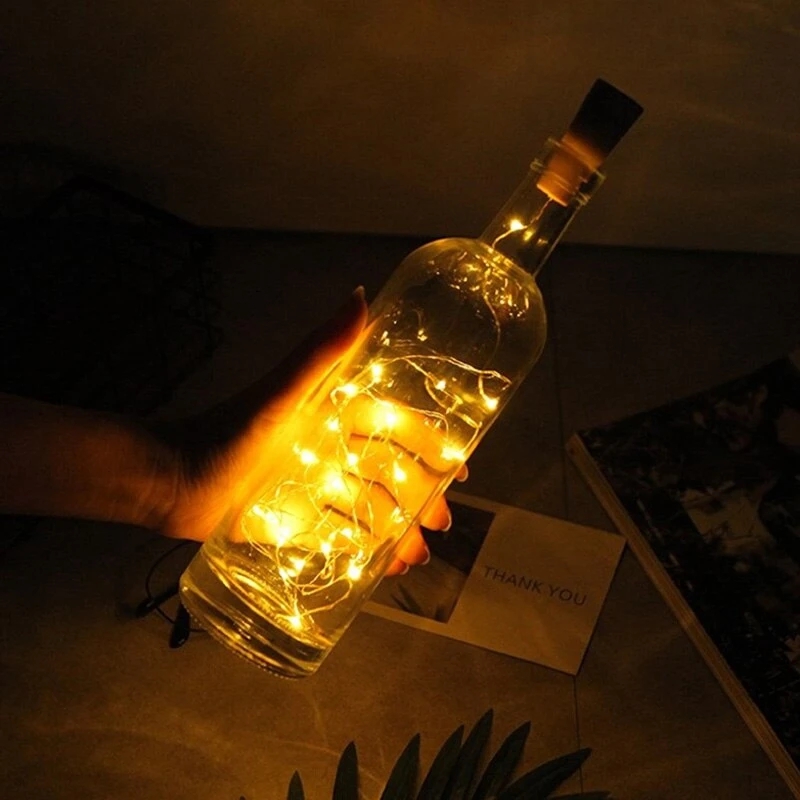 5PC/10PC  LED Bar Wine Bottle  - огляд і ціна Decor Lighting Cork
