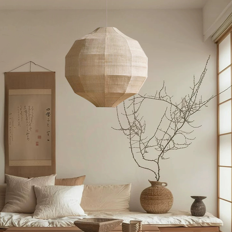 Japanese Wabi Sabi Fabric E27  - огляд і ціна Japanese Lighting Decor