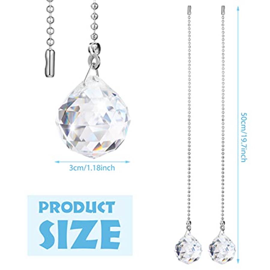 4 Pcs Fan Pull Chain Extension - огляд і ціна Decor Lighting Ceiling Fans