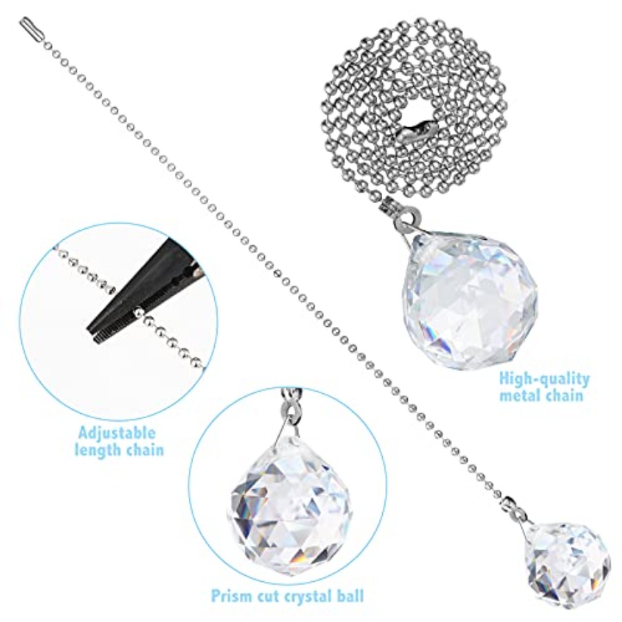 4 Pcs Fan Pull Chain Extension - огляд і ціна Decor Lighting Ceiling Fans